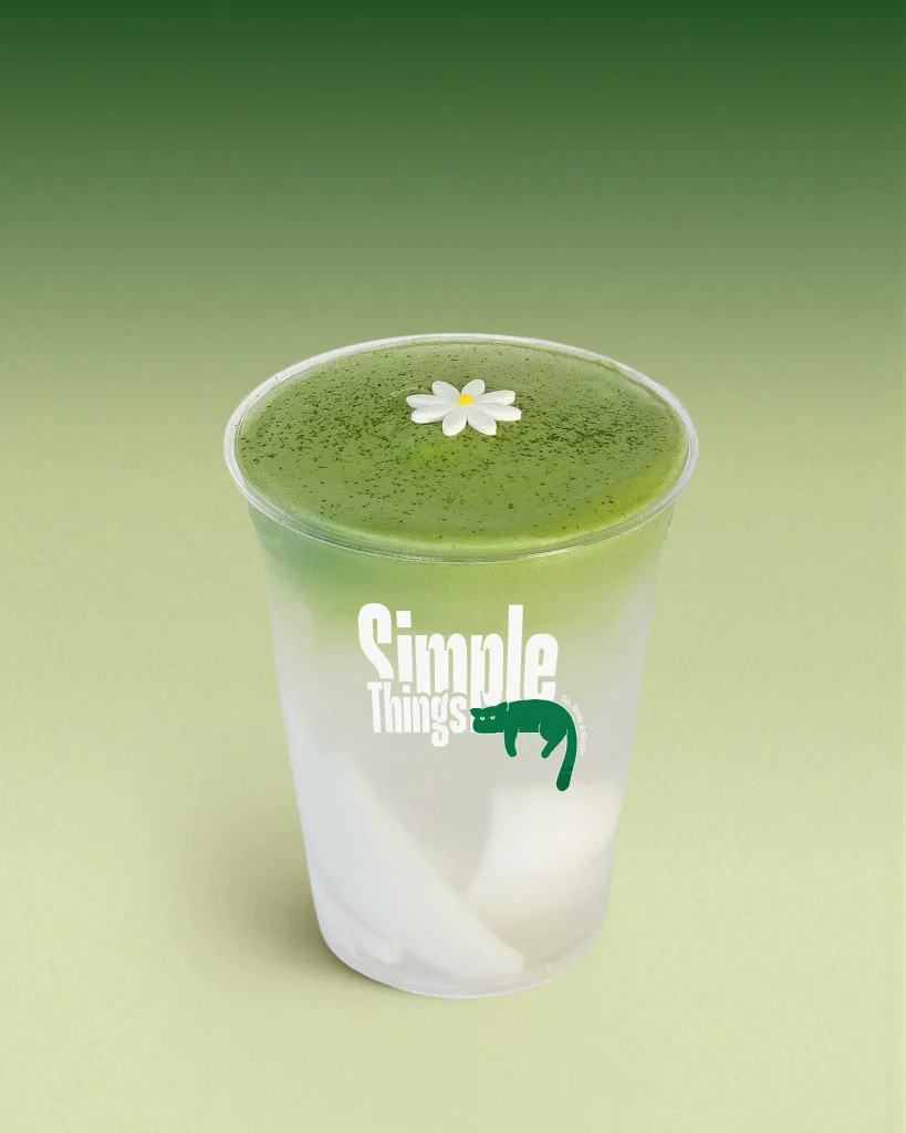Coconut Matcha with Matcha Foam - Simple Things Matcha