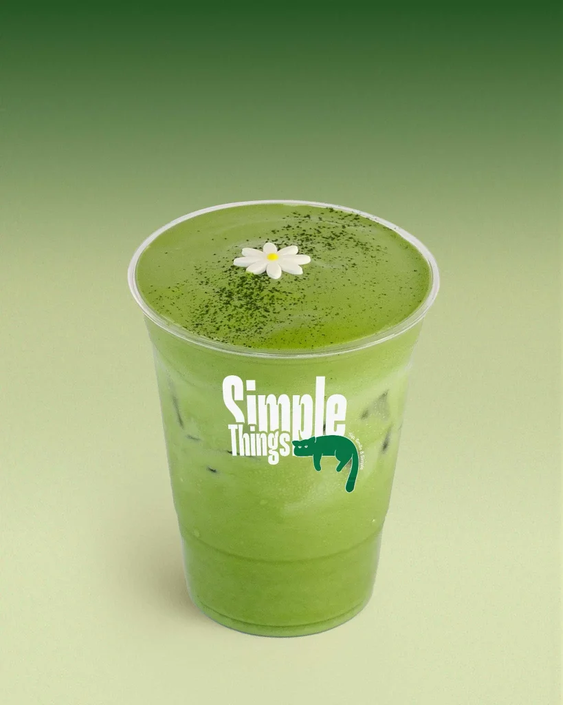 Double Matcha with Creamy Matcha Foam - Simple Things Matcha