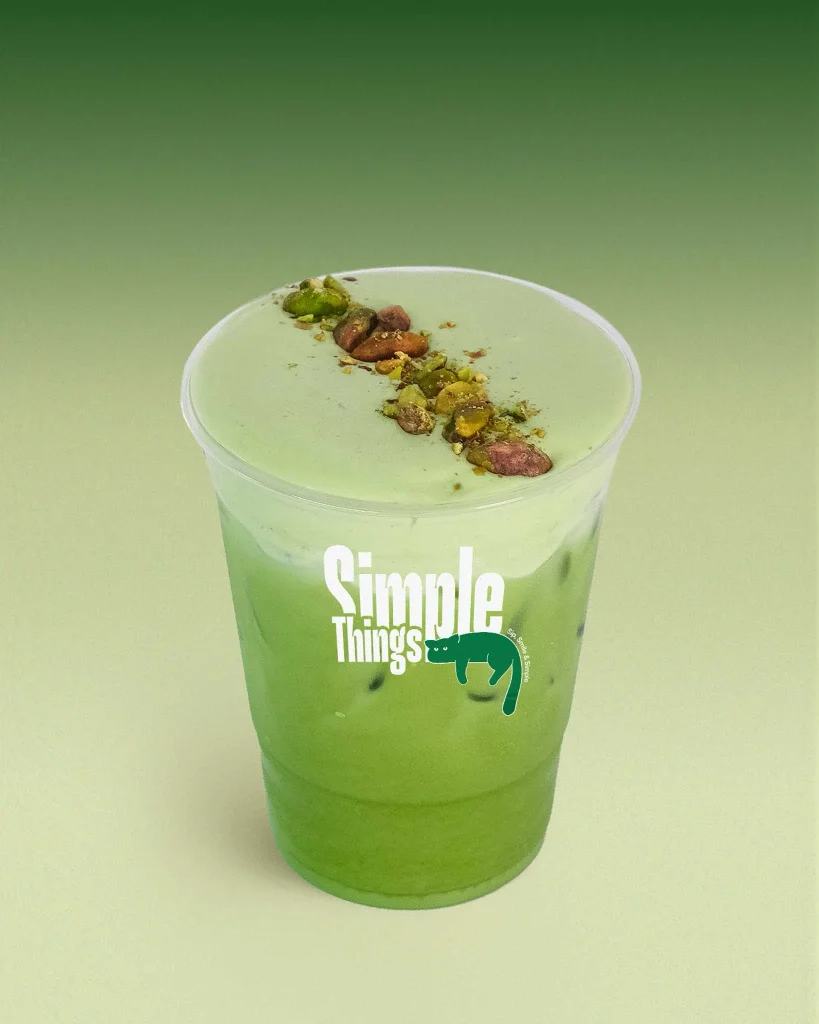 Pistachio Matcha with Creamy Pistachio Foam - Simple Things Matcha
