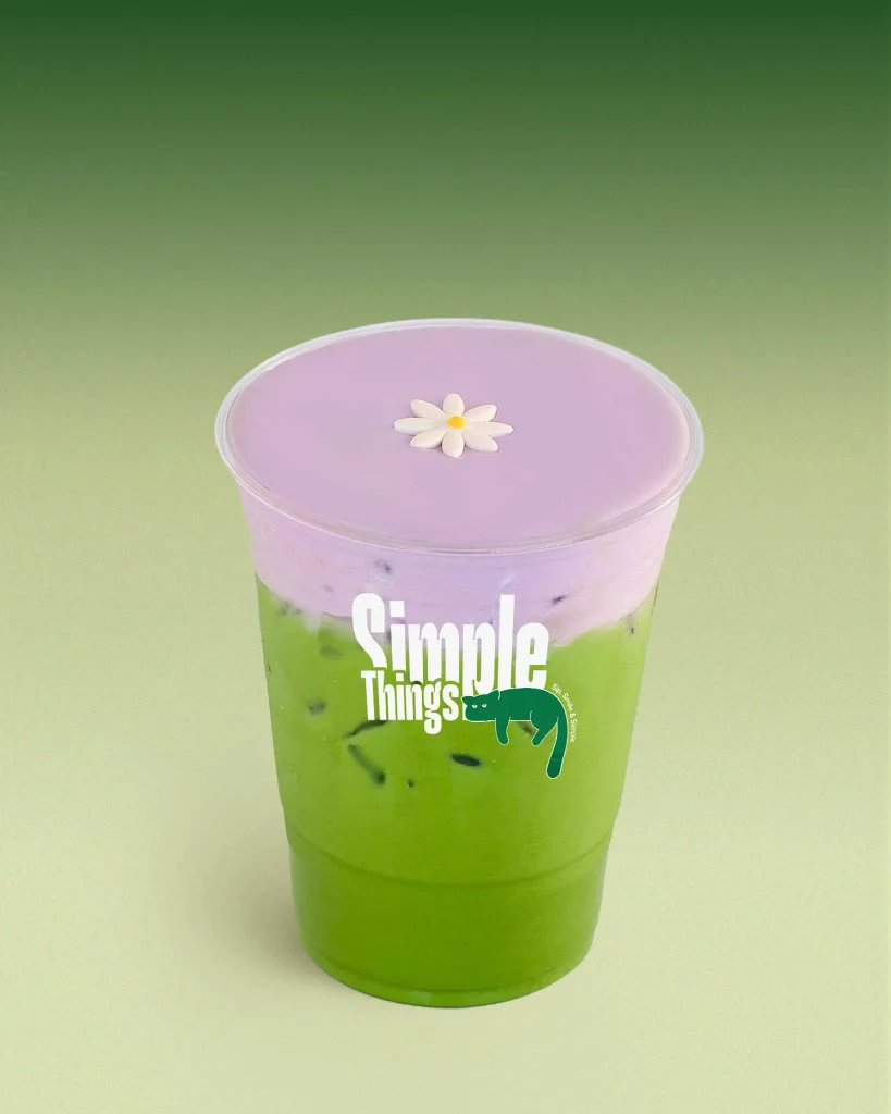 Purple Sweet Potato Matcha with Creamy Foam - Simple Things Matcha